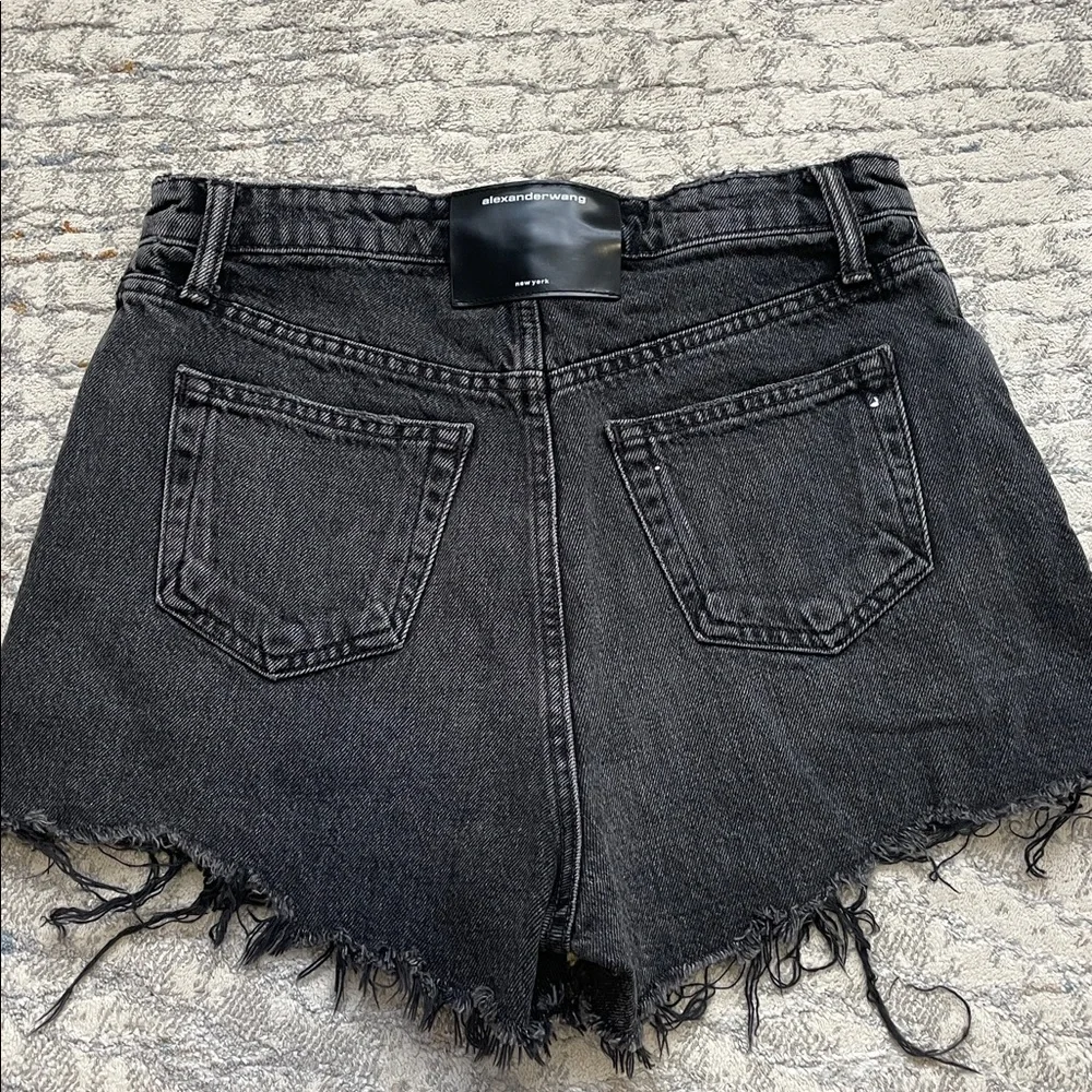 Alexander Wang Black Jean Shorts - Picture 7 of 11